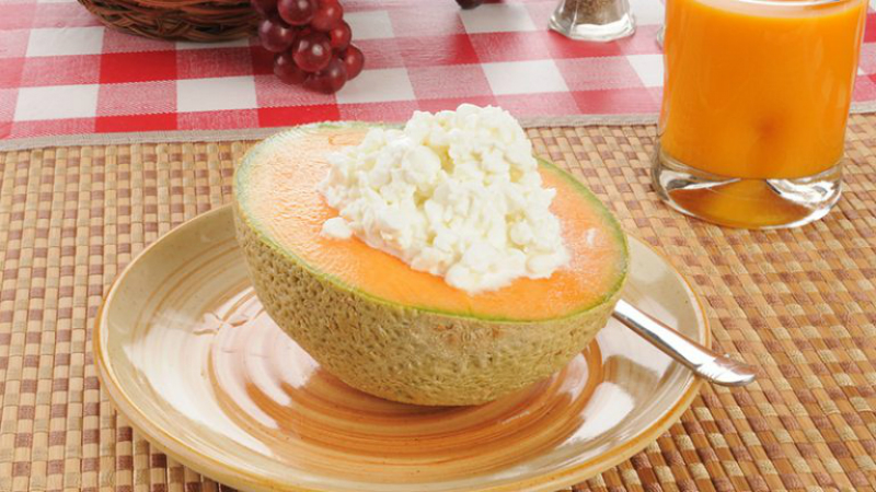 творог с дыней