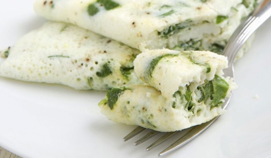 белки со шпинатом