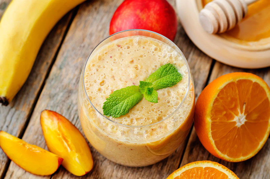 йогуртово-цитрусовый шейк