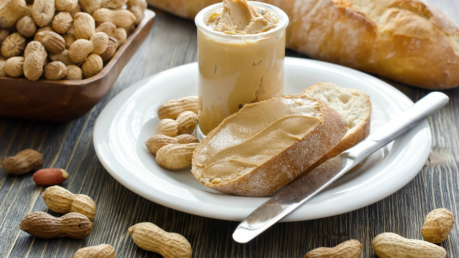 хлебцы с арахисовым маслом