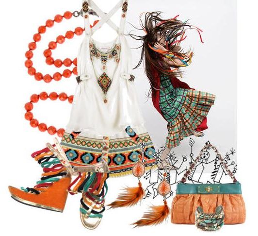 Стиль Этно - образы с конкурса - Dressed.ru.